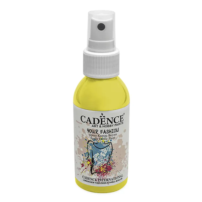 Główne zdjęcie produktu Barvy na textil Cadence Your Fashion, žlutá, 100 ml