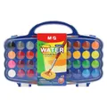 Farby akwarelowe 38 kolorów (23 mm) + paleta i pędzel