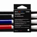 Następne zdjęcie produktu basicset-zestaw 3 markerów do tablic suchościeralnych w kielni do białych powierzchni