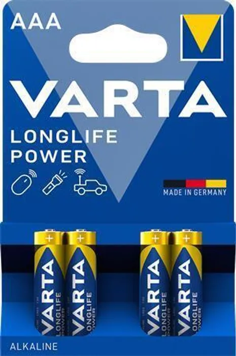 Główne zdjęcie produktu Baterie, AAA (mikrotužková), 4 ks v balení, VARTA "High Energy"