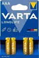 Bateria, AAA (mikro-ołówek), 4 szt. w opakowaniu, VARTA Longlife Extra