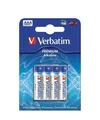 Następne zdjęcie produktu Bateria, AAA (mikro-ołówek), 4 szt. w opakowaniu, VERBATIM