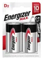 Bateria, D (duża jednoogniwowa), 2 szt., ENERGIZER Max