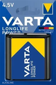 Bateria rozładowana 3LR12, 4,5 V, 1 szt. w opakowaniu, VARTA High Energy