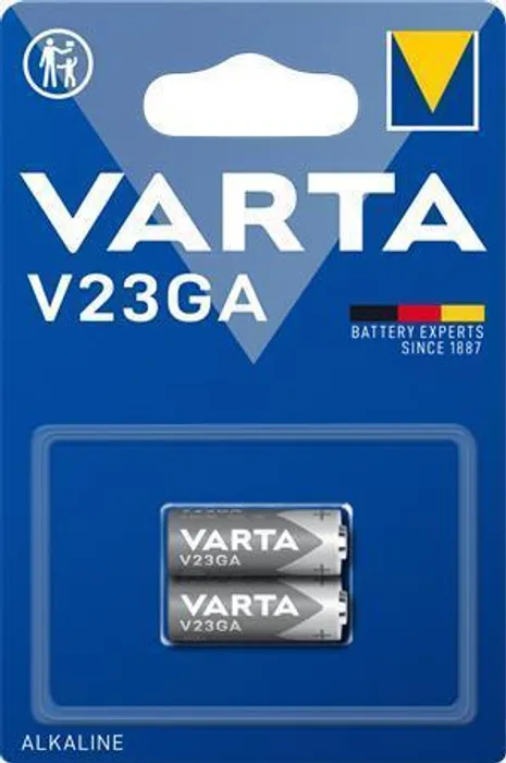 Główne zdjęcie produktu Baterie, V23GA alarm cell, 2 ks, VARTA