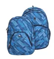 Batoh "2 in 1 Teens, Blue Path", modrá, 2 v 1, přihrádka na notebook a audio konektor, PUL