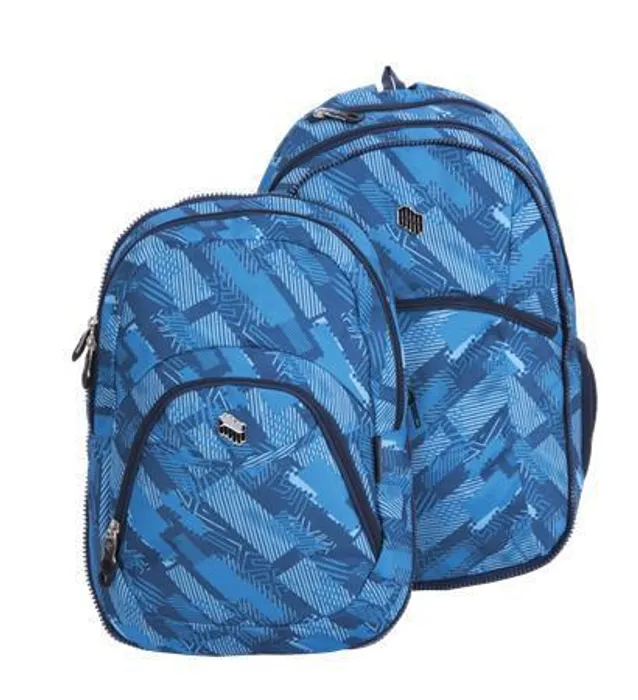 Główne zdjęcie produktu Batoh "2 in 1 Teens, Blue Path", modrá, 2 v 1, přihrádka na notebook a audio konektor, PUL
