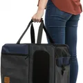 Następne zdjęcie produktu Batoh a nosítko TARA 2v1, 25 x 38 x 50 cm, šedá/modrá (max. 7kg)
