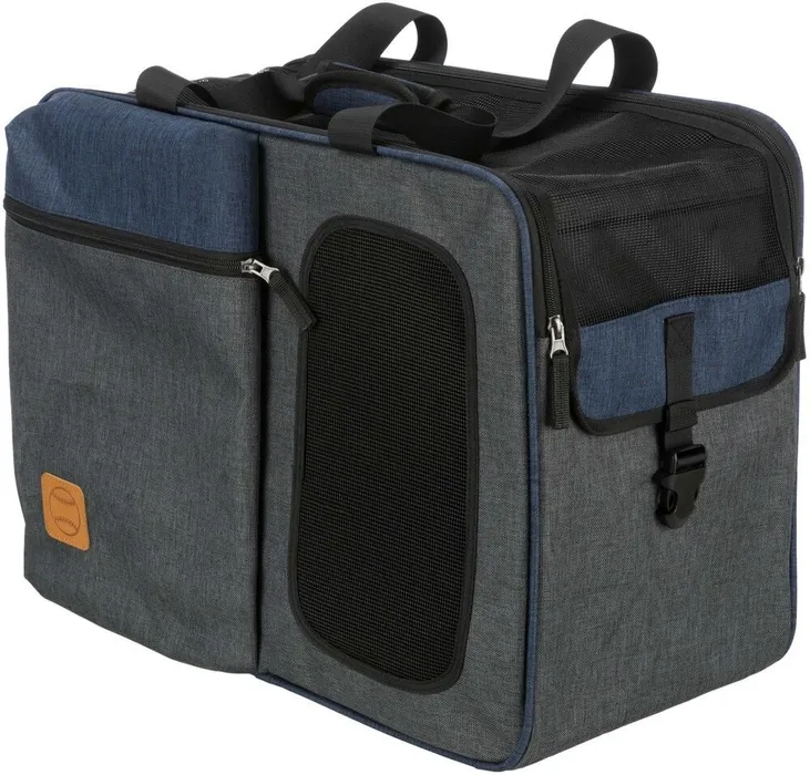 Główne zdjęcie produktu Batoh a nosítko TARA 2v1, 25 x 38 x 50 cm, šedá/modrá (max. 7kg)