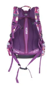 Batoh "Anatomic XL Purple Flower", růžová, anatomický, PULSE
