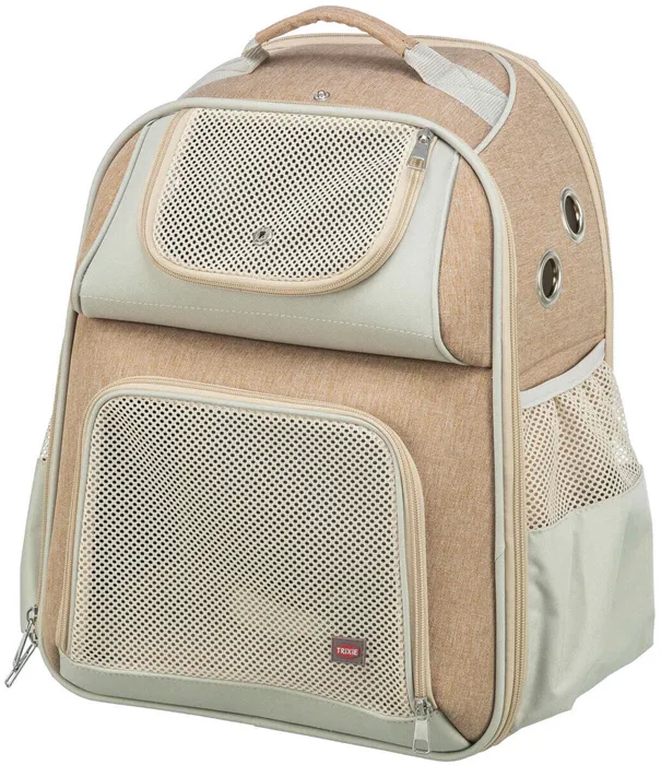 Główne zdjęcie produktu Batoh WILLOW, 38 × 25 × 45 cm, do 7 kg, nylon, béžová/hnědá