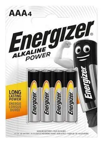 Baterie AAA (mikro-ołówek), 4 szt., ENERGIZER Zasilanie alkaliczne