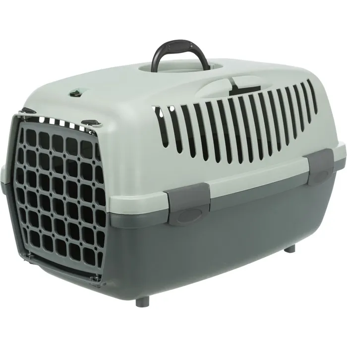 Główne zdjęcie produktu Be Eco Capri 1 transportní box, XS: 32 x 31 x 48cm, antracit/šedo-zelená (max. 6kg)