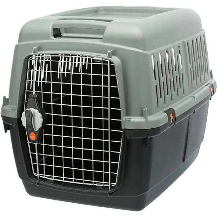 Główne zdjęcie produktu Be Eco Giona 4 transportní box, S-M: 50 x 51 x 70 cm, antracit/ šedo-zelená (max. 18kg)
