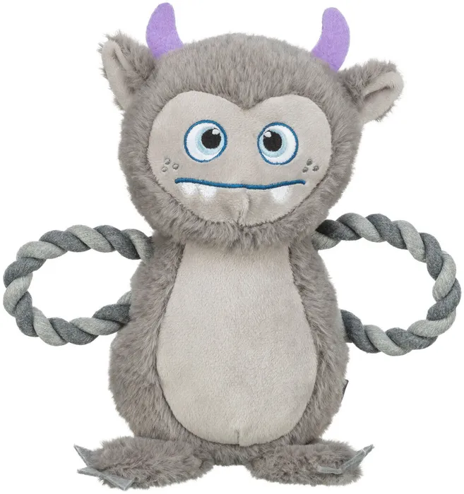 Główne zdjęcie produktu Be Eco Monster - příšerka, hračka/přetahovadlo pro psy, 33 cm, polyester/bavlna, šedá