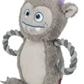 Następne zdjęcie produktu Be Eco Monster - příšerka, hračka/přetahovadlo pro psy, 33 cm, polyester/bavlna, šedá