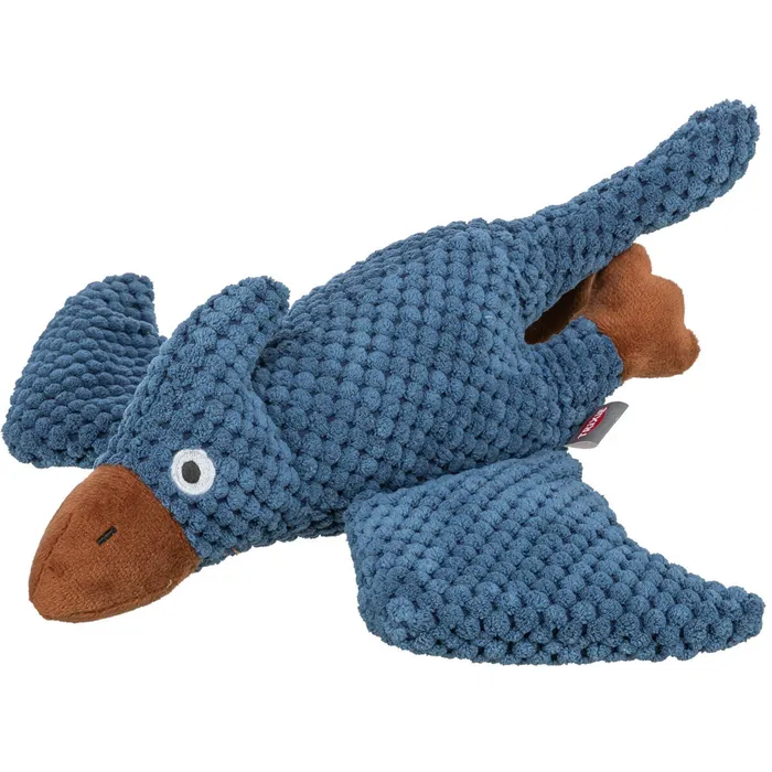 Główne zdjęcie produktu Be Eco Pterosaurus, hračka pro psy, se zvukem, 30 cm, polyester, modrá/hnědá