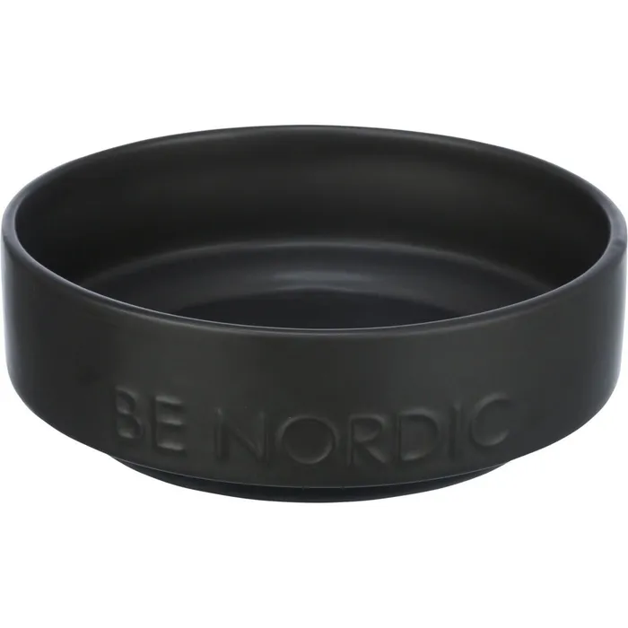 Główne zdjęcie produktu BE NORDIC keramická miska, černá 0,5 l/ o 16 cm