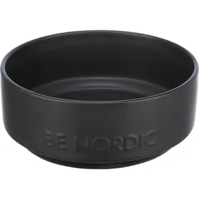 BE NORDIC miska ceramiczna czarna 1,2 l/o 18 cm