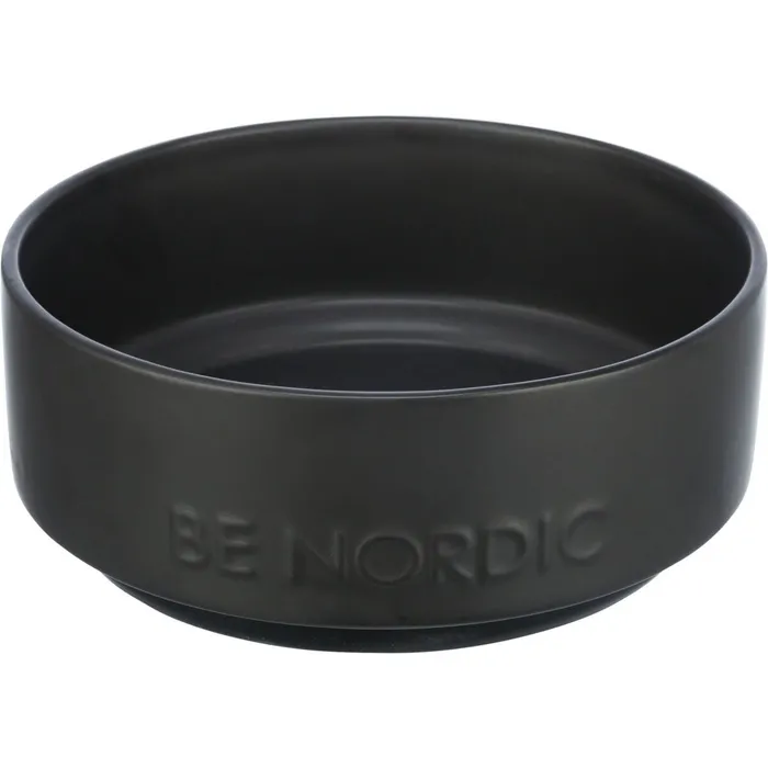 Główne zdjęcie produktu BE NORDIC keramická miska, černá 1,2 l/ o 18 cm