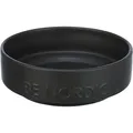 BE NORDIC miska ceramiczna czarna 1,2 l/o 18 cm