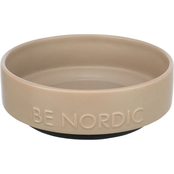 Główne zdjęcie produktu BE NORDIC keramická miska, šedohnědá 0,5 l/ o 16 cm