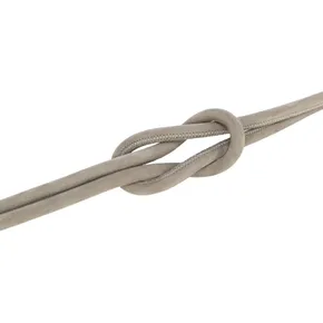 BE NORDIC okrągła smycz skórzana XS-L: 1,20 m/ 8 mm, kolor szary