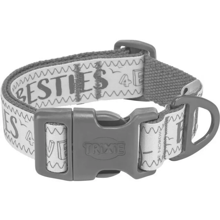 Główne zdjęcie produktu BE NORDIC obojek extra široký, šedáXS-S: 25-36 cm/ 25 mm