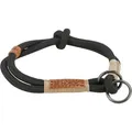 Następne zdjęcie produktu Obroża półwysuwana BE NORDIC, czarna/piaskowa XS-S: 30 cm/ o 6 mm