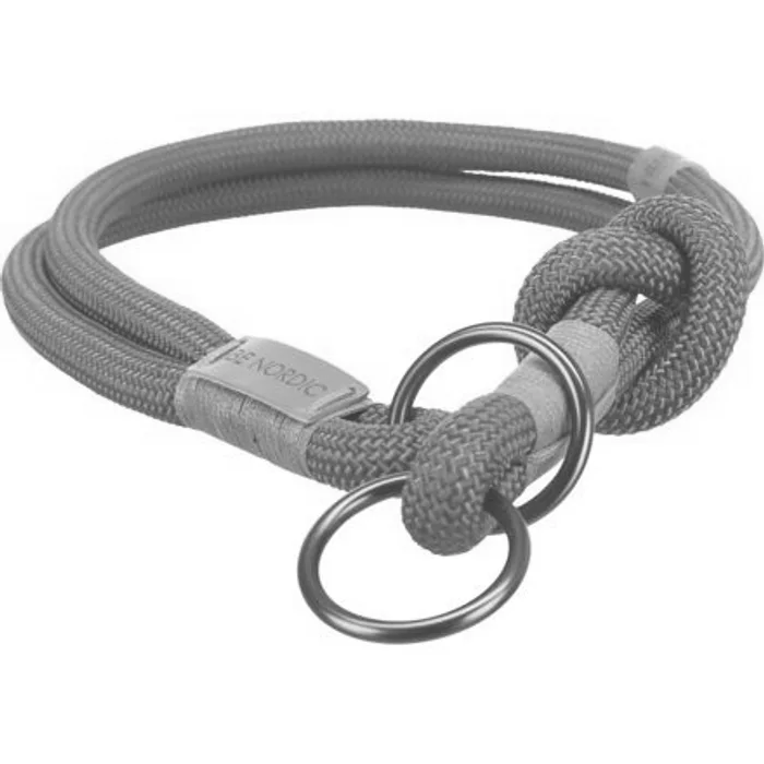Główne zdjęcie produktu BE NORDIC polostahovací obojek, petrolejová/světlešedá L: 50 cm/ o 13 mm