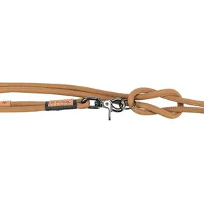 Skórzana okrągła smycz przedłużająca BE NORDIC, XS-L: 2,00 m/ o 8 mm, brązowa