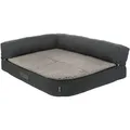BENDSON Vital sofa z krawędzią 1/2, ciemnoszary/jasnoszary 80 x 60 cm