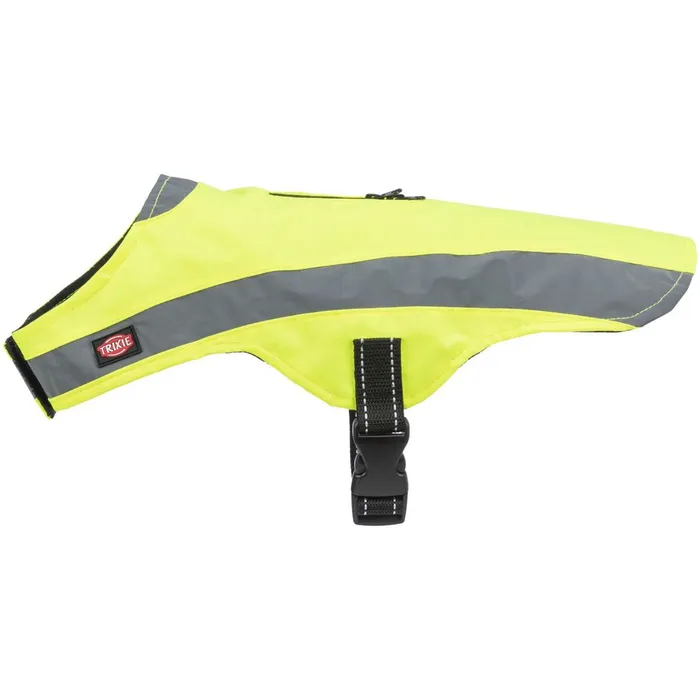 Główne zdjęcie produktu Bezpečnostní vesta, reflexní, neon žlutá L-60cm,hruď:62-96cm