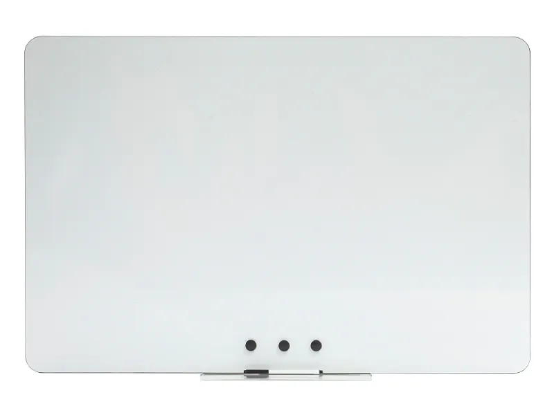 Główne zdjęcie produktu Bílá bezrámová magnetická tabule Qboard 150 x 97 cm