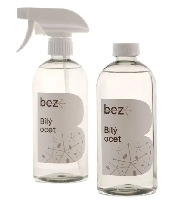 Główne zdjęcie produktu Bílý ocet na úklid Bez 10 % s rozprašovačem [500 ml]