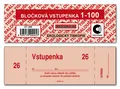 Następne zdjęcie produktu Bločková vstupenka 1-100 ET300
