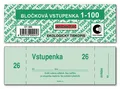 Następne zdjęcie produktu Bločková vstupenka 1-100 ET300