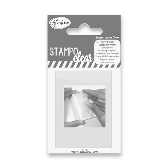 Główne zdjęcie produktu Blok na gelová razítka Stampo Clear 5 x 8,5 cm