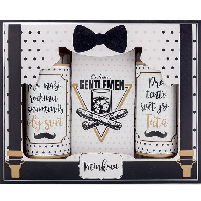 Główne zdjęcie produktu Bohemia Gifts Pro tatínka - Gentleman sprchový gel + šampon + sůl do koupele