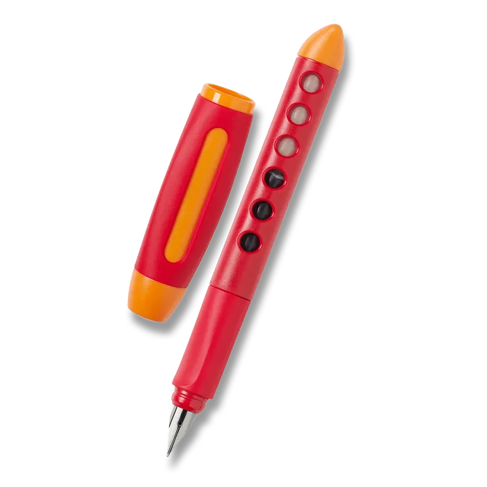 Główne zdjęcie produktu Bombičkové pero Faber- Castell Scribolino pro leváky, červená