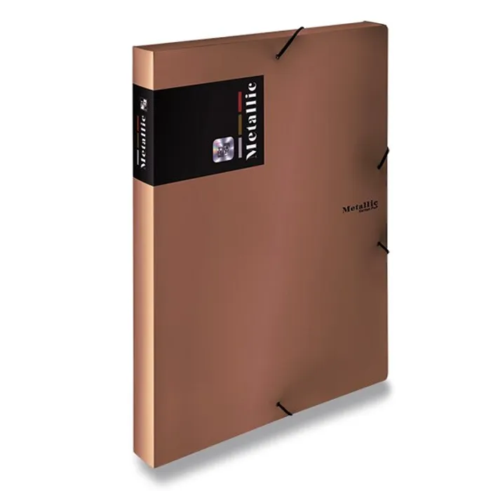 Główne zdjęcie produktu Box na dokumenty Metallic měděná