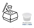 Burger box (PAP FSC Mix) tłuszczoodporny kraft 135 x 135 x 100 mm [50 szt]