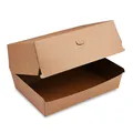 Burger box Plus (PAP FSC Mix) tłuszczoodporny kraft 195 x 135 x 100 mm [50 szt]