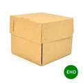 Pudełko na hamburgery, eko, kraft, 120 x 118 x 105 mm [25 szt.]