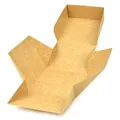 Następne zdjęcie produktu Pudełko na hamburgery, eko, kraft, 120 x 118 x 105 mm [25 szt.]