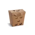 Pudełko kartonowe na frytki (FSC Mix) tłuszczoodporne kraft `150 g` [50 szt]
