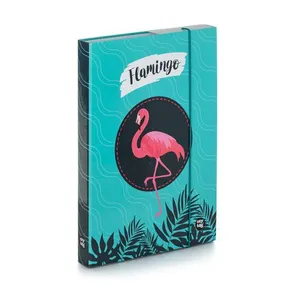 Pudełko na zeszyty A4 Flamingo