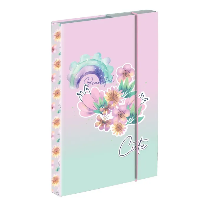 Główne zdjęcie produktu Box na sešity A4 Flowers