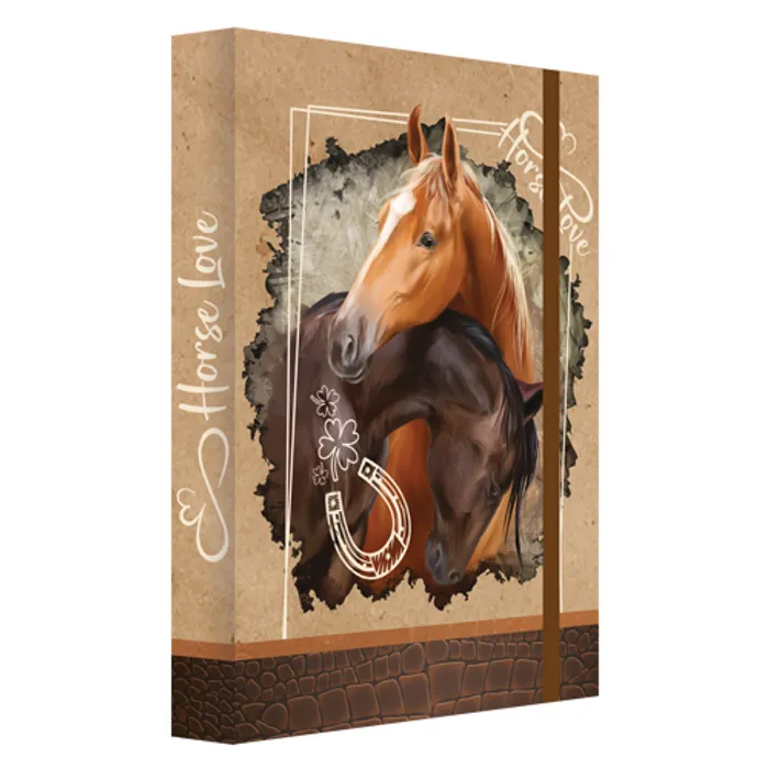 Główne zdjęcie produktu Box na sešity A4 Jumbo Horse Love