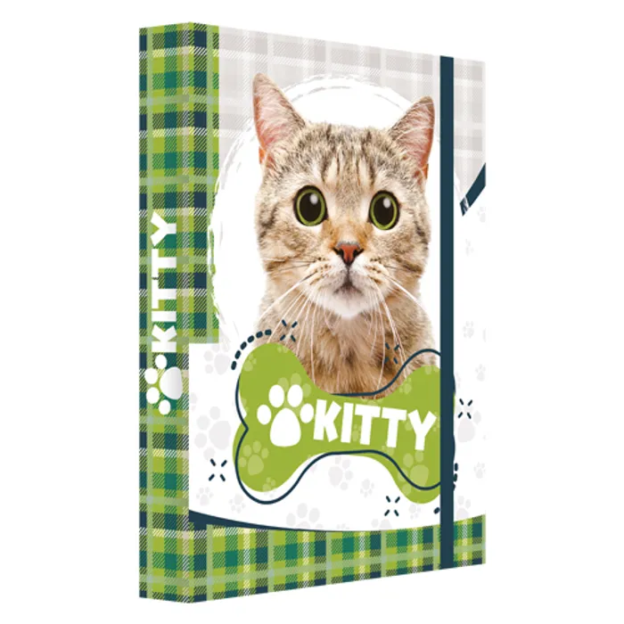 Główne zdjęcie produktu Box na sešity A4 Jumbo Kitty
